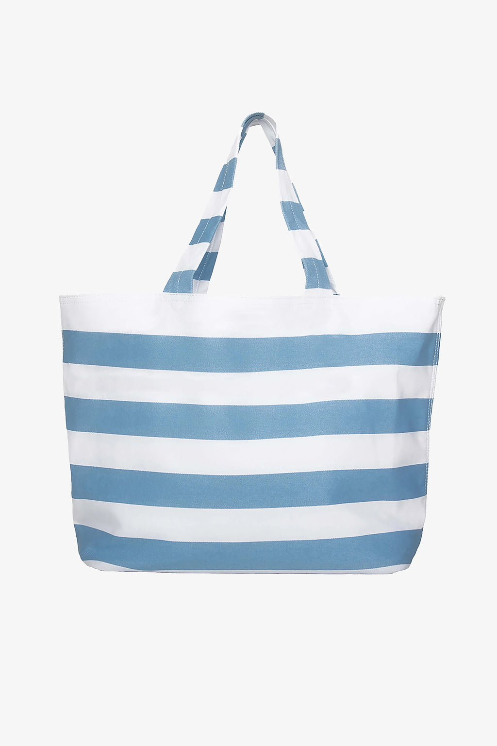 Stripe Beach Tote Light Blue White Helen Jon