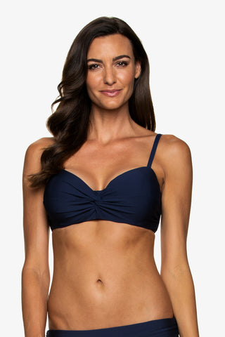 D/Dd Cup Twist Underwire Bra  |  Navy