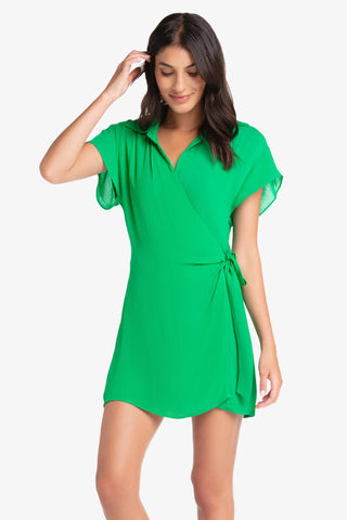 flutter-sleeve-wrap-dress-kelly-green-1