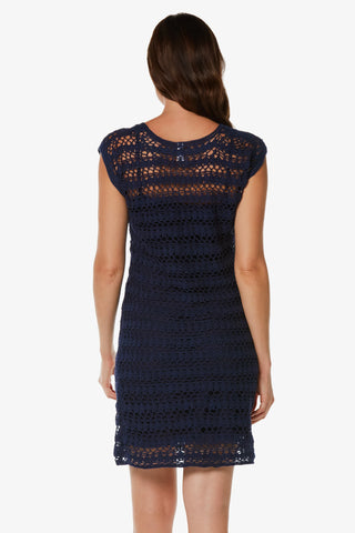 helen jon kendall crochet dress navy 5