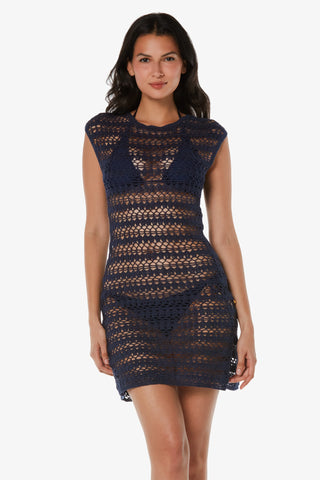 helen jon kendall crochet dress navy 1