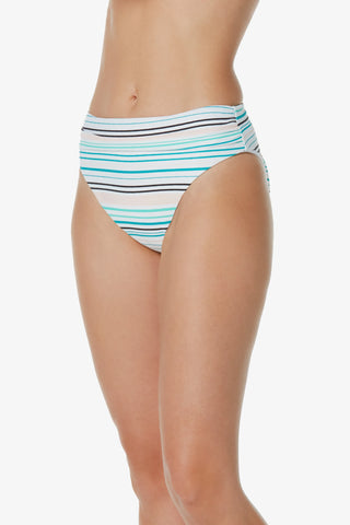 helen jon shirred bottom textured coastal stripe 7