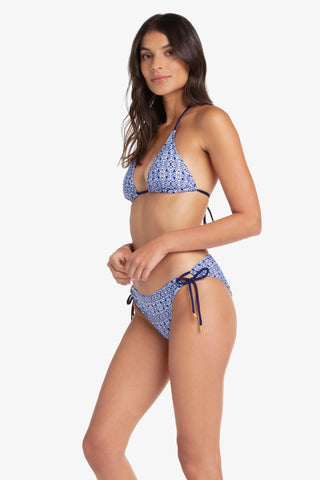 helen jon String Bikini Top  |  Tangier Navy 3