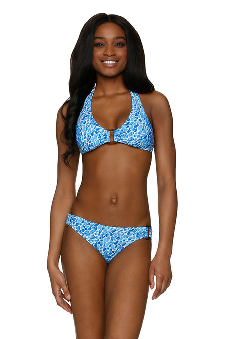 Check Monogram Two-Piece String Bikini Set