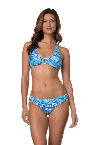 SHELL HALTER-BLUE GROTTO